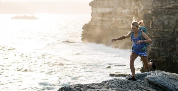 Woman hiking in Sydney