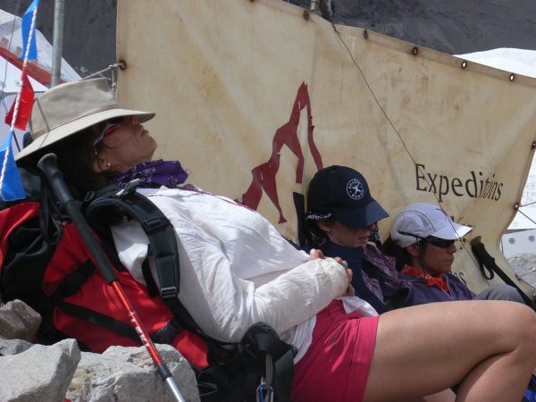 Di Aconcagua resting