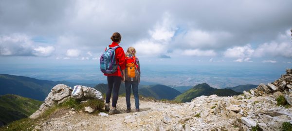 Mother daughter hike