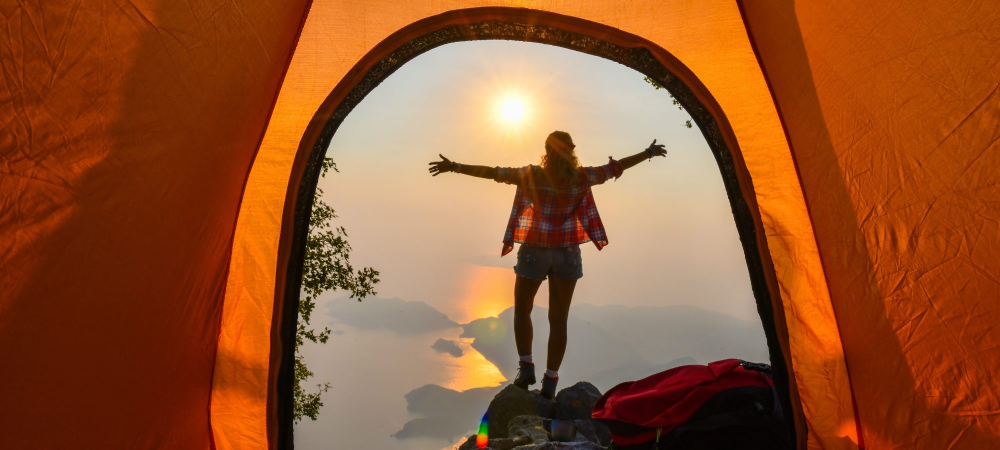 Tent with view