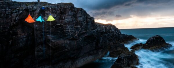 Extreme sleeper, tents on cliffsides