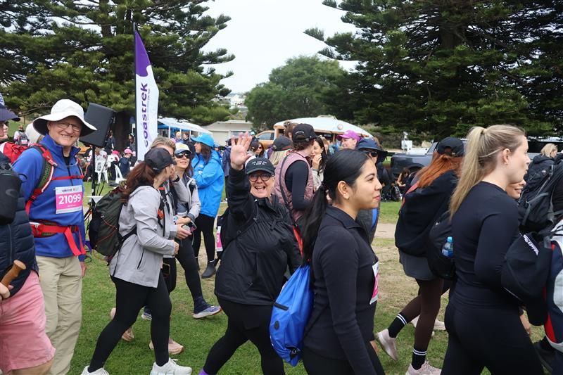 Kay Richardson Wild Women Finance Manager hiking Coastrek